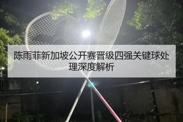 陈雨菲新加坡公开赛晋级四强关键球处理深度解析